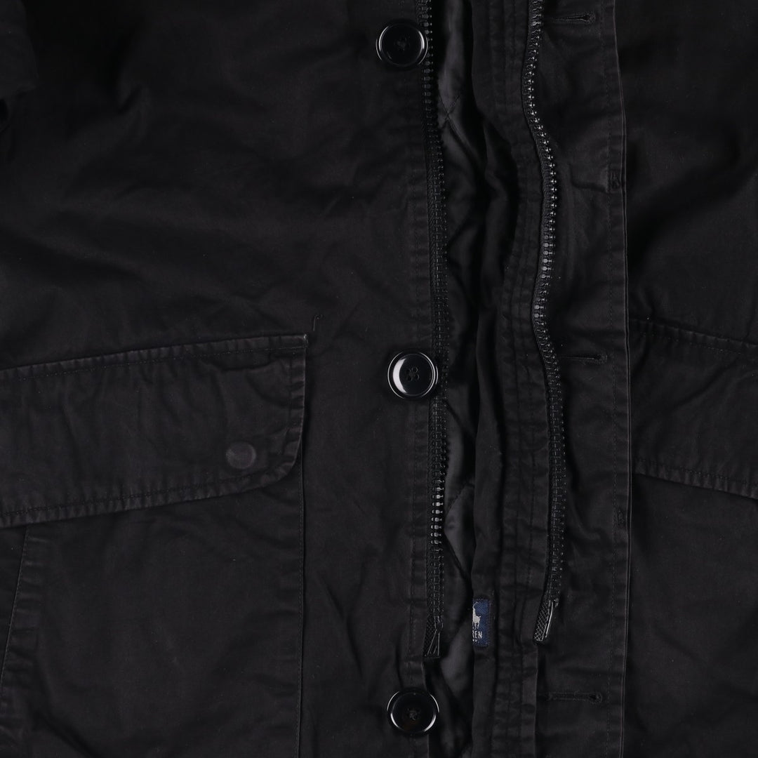 Ralph Lauren POLO by Ralph Lauren padded puffer jacket, men's size L cotton black type Vintage Second Hand