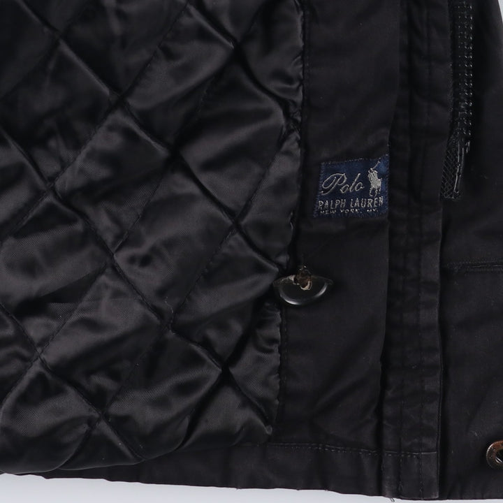 Ralph Lauren POLO by Ralph Lauren padded puffer jacket, men's size L cotton black type Vintage Second Hand
