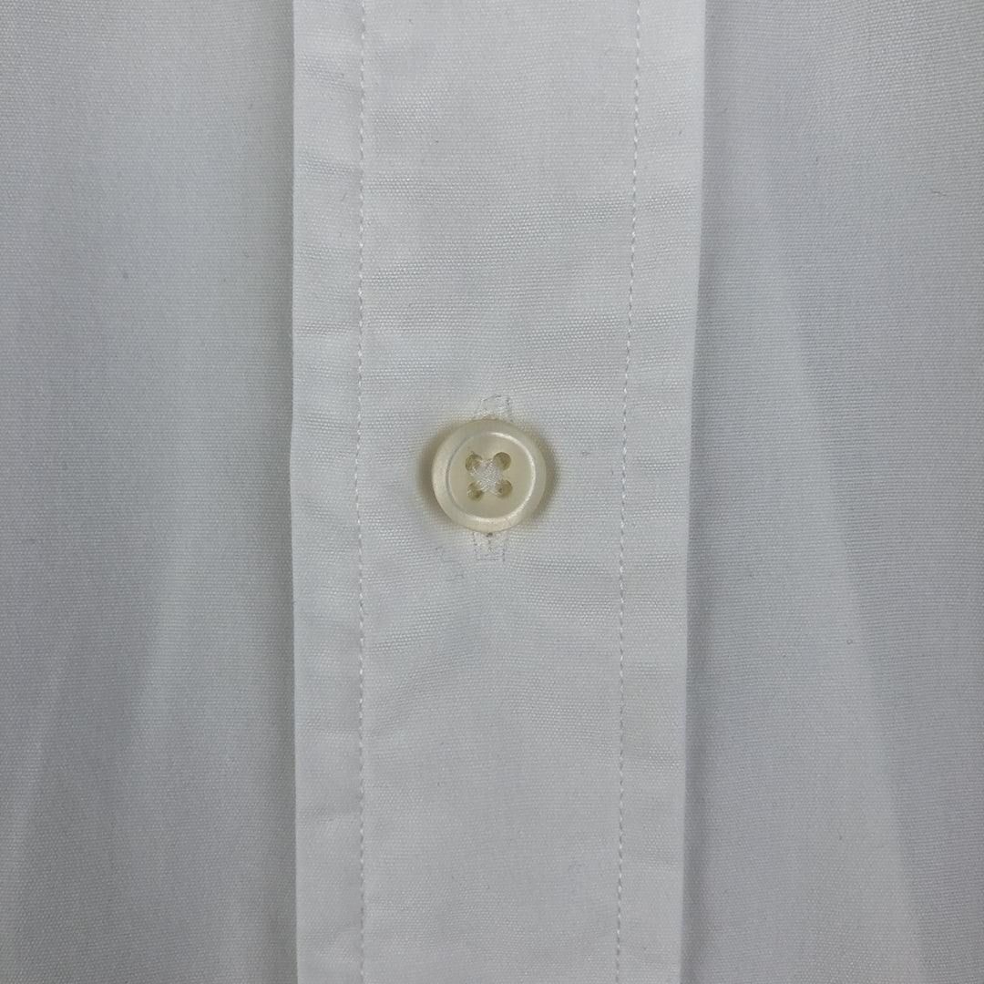 Ralph Lauren Classic Fit Long Sleeve Button Down Shirt Men's M cotton white type Vintage Second Hand