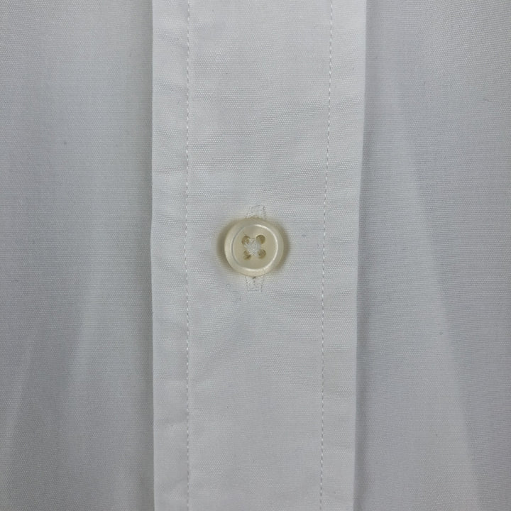 Ralph Lauren Classic Fit Long Sleeve Button Down Shirt Men's M cotton white type Vintage Second Hand