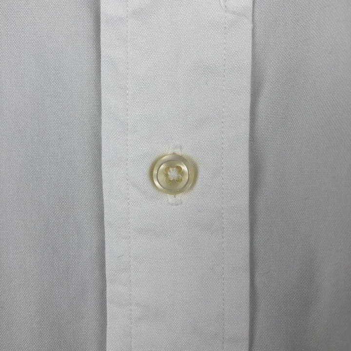 Ralph Lauren Andrew Classic Fit Long Sleeve Cotton Shirt, Men's Size L cotton white type Vintage Second Hand