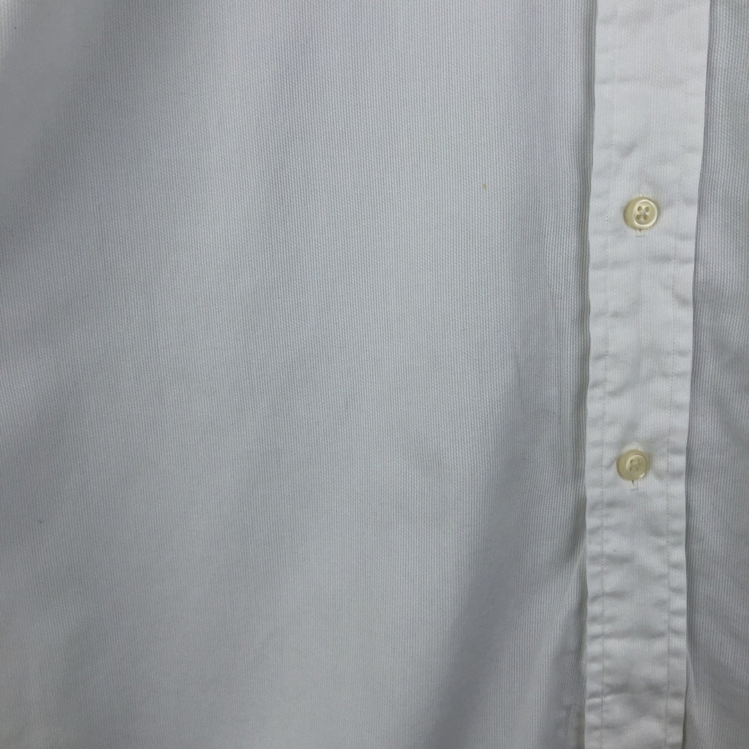 Ralph Lauren POLO by Ralph Lauren ANDREW cuffed long-sleeved cotton shirt, men's size L cotton white type Vintage Second Hand