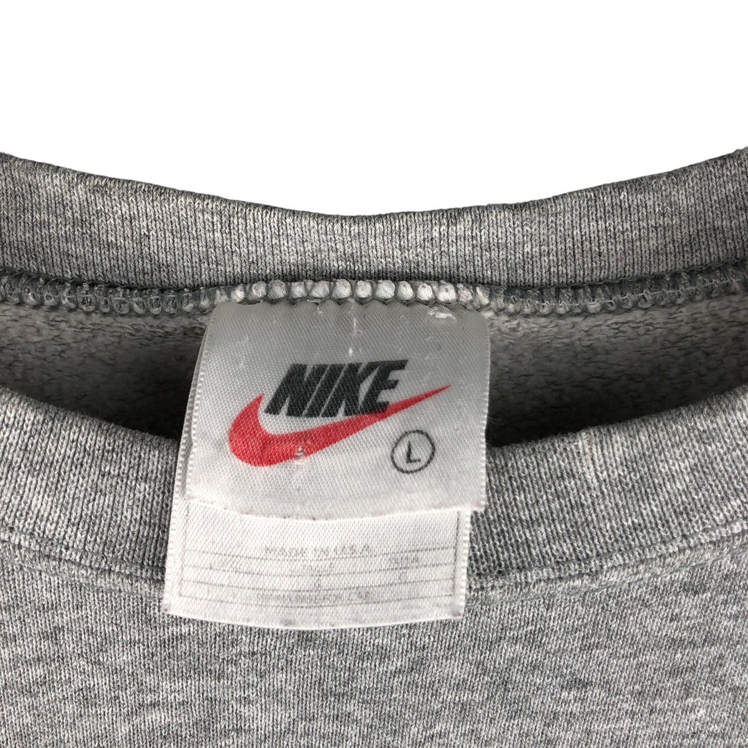Vintage 90'S Nike NFL Dallas Cowboys Print Sweatshirt, Made in USA, Men's Size Large cotton gray type Vintage Second Hand
