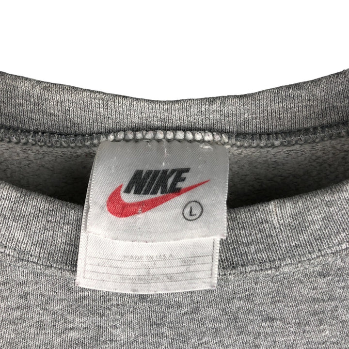 Vintage 90'S Nike NFL Dallas Cowboys Print Sweatshirt, Made in USA, Men's Size Large cotton gray type Vintage Second Hand