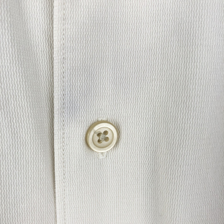 Vintage 90'S NAUTICA short-sleeved lyocell and cotton shirt, size L, men's cotton pale white type Vintage Second Hand