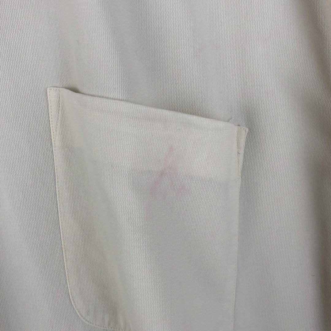 Vintage 90'S NAUTICA short-sleeved lyocell and cotton shirt, size L, men's cotton pale white type Vintage Second Hand
