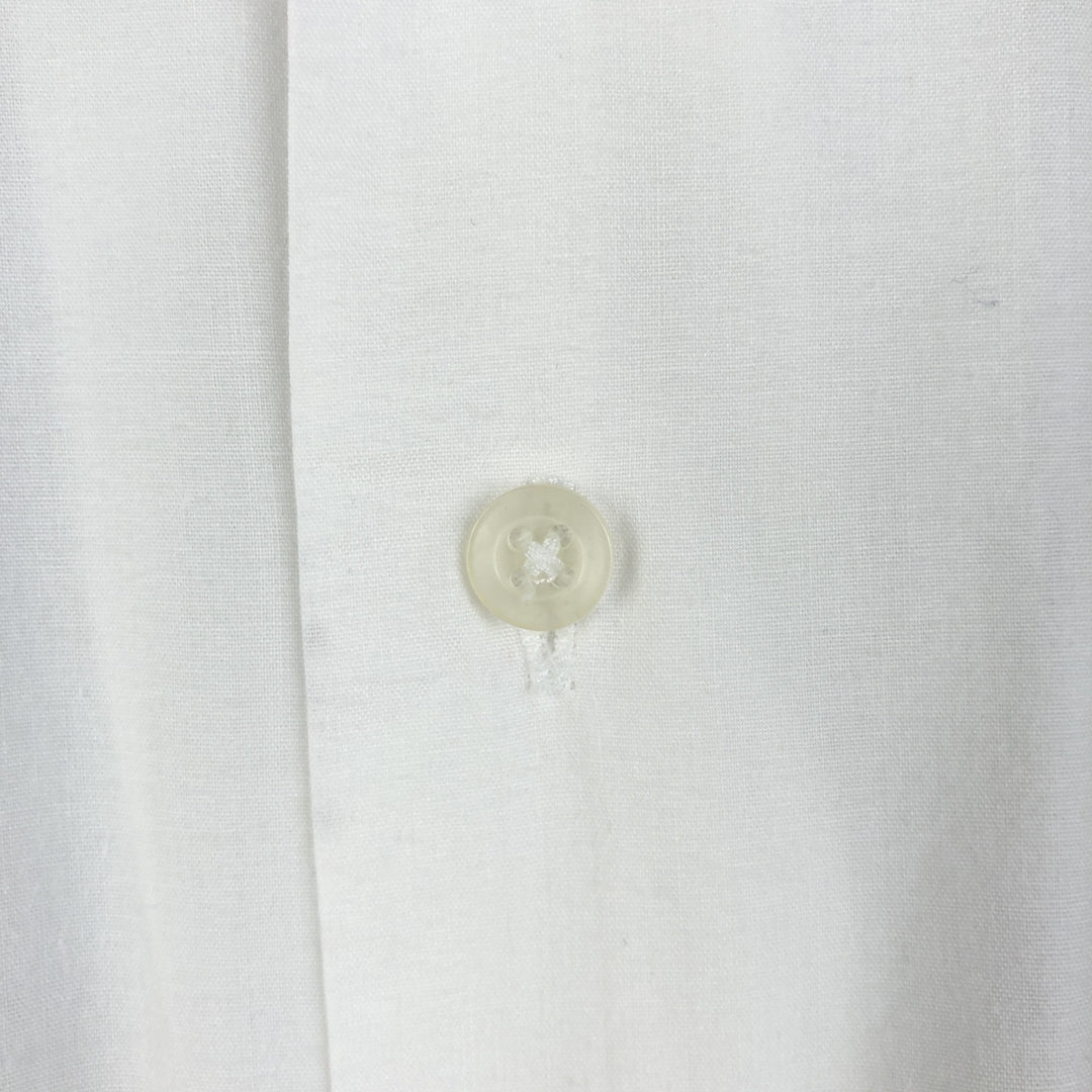 PREMIER Short Sleeve Open Collar Mexican Cuban Shirt, Men's Size Small cotton white type Vintage Second Hand