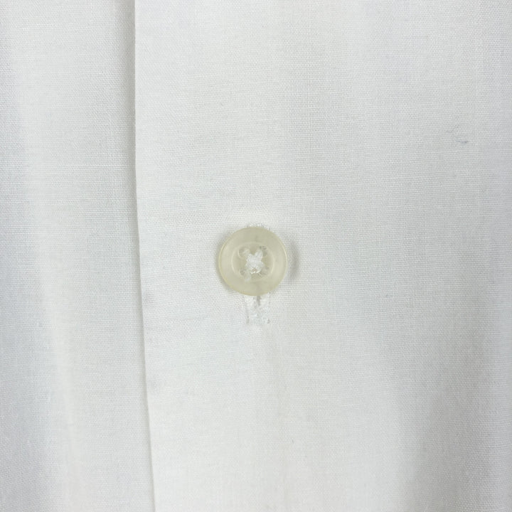 PREMIER Short Sleeve Open Collar Mexican Cuban Shirt, Men's Size Small cotton white type Vintage Second Hand