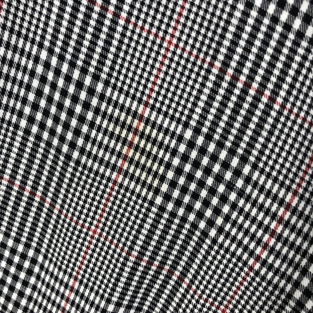 Ralph Lauren TILDEN long-sleeved button-down check shirt, men's size L cotton black type Vintage Second Hand