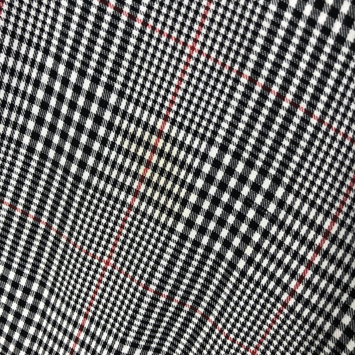 Ralph Lauren TILDEN long-sleeved button-down check shirt, men's size L cotton black type Vintage Second Hand