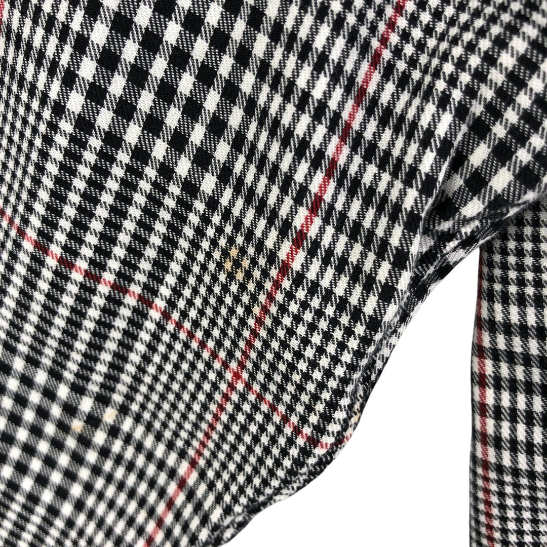 Ralph Lauren TILDEN long-sleeved button-down check shirt, men's size L cotton black type Vintage Second Hand