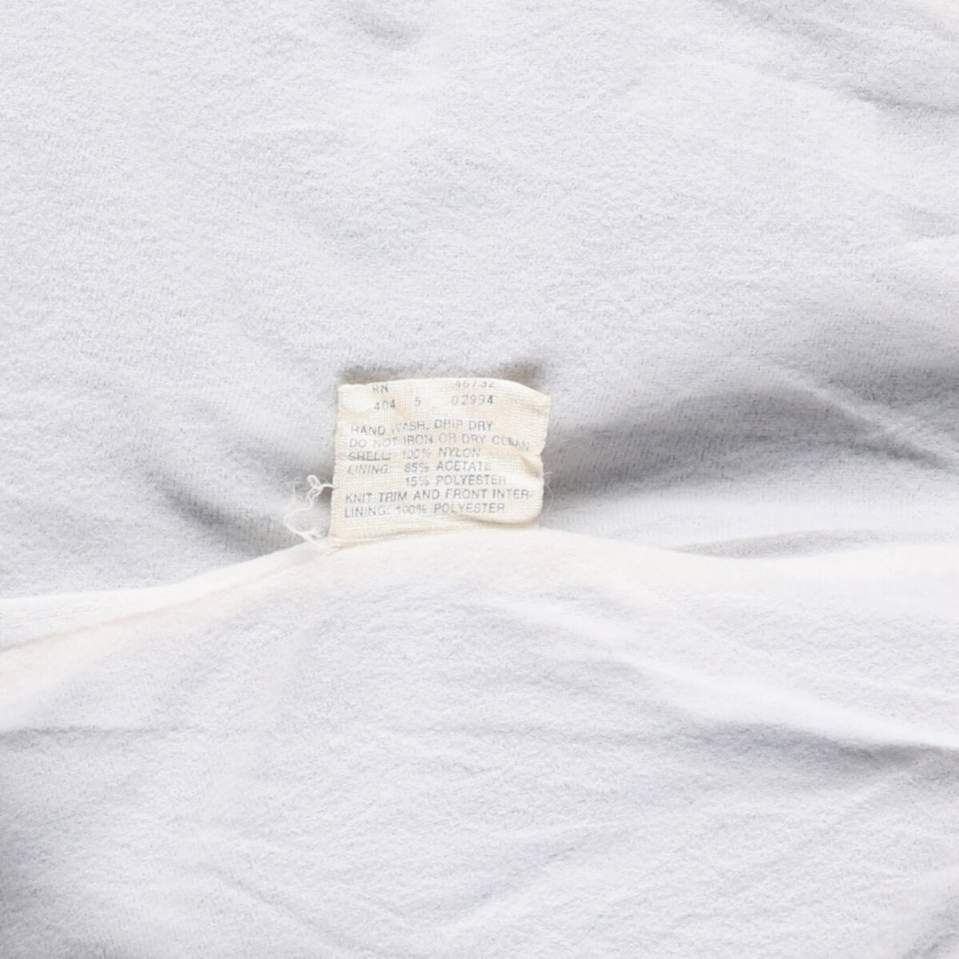 80s-90'S Chalk Line MLB Detroit Tigers Nylon Varsity Jacket, Men's Size L Nylon navy blue type Vintage Second Hand