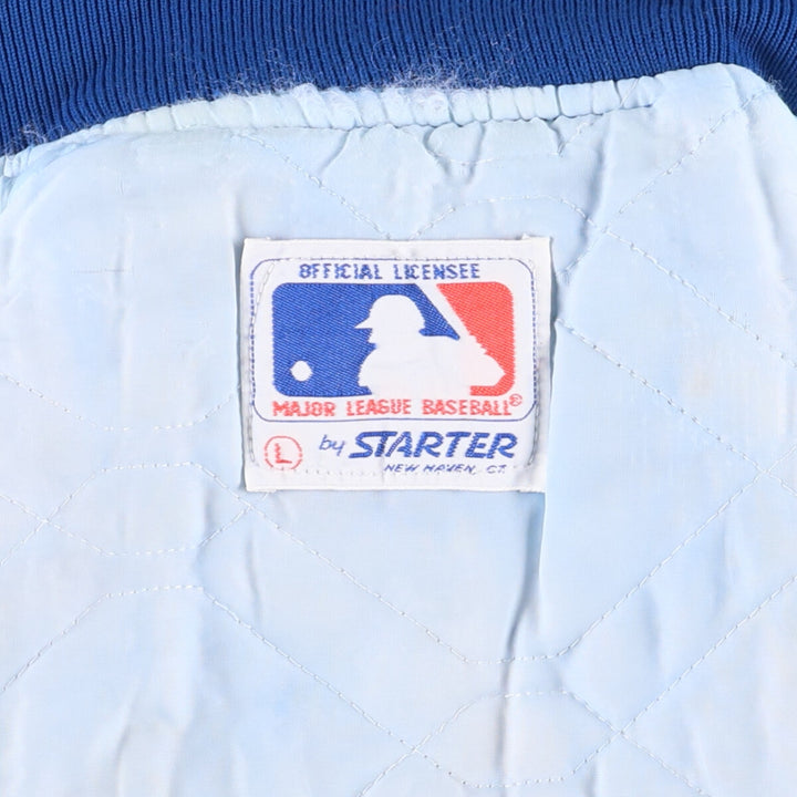 Vintage 1980'S Chicago Cubs Starter Nylon Varsity Jacket, Men's Size L Nylon blue type Vintage Second Hand