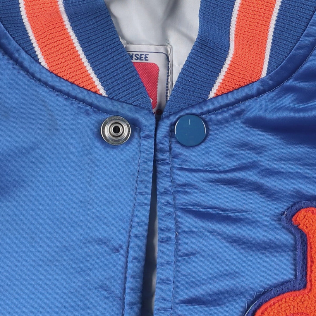 80s-90'S Starter MLB New York Mets Varsity Jacket, Made in USA, Men's Size L unclear blue type Vintage Second Hand