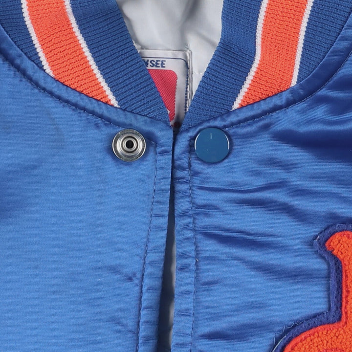 80s-90'S Starter MLB New York Mets Varsity Jacket, Made in USA, Men's Size L unclear blue type Vintage Second Hand