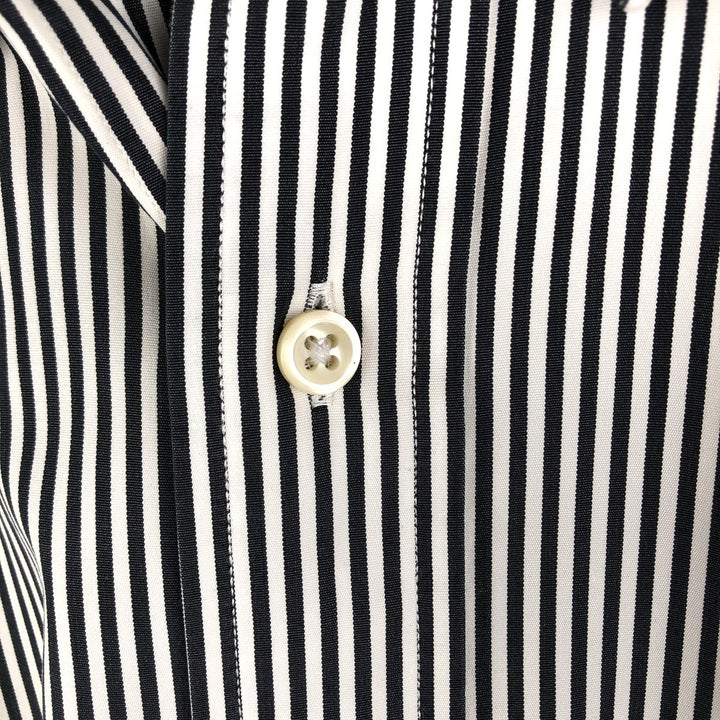 Ralph Lauren Classic Fit Long Sleeve Button Down Striped Shirt Men's XL cotton black type Vintage Second Hand
