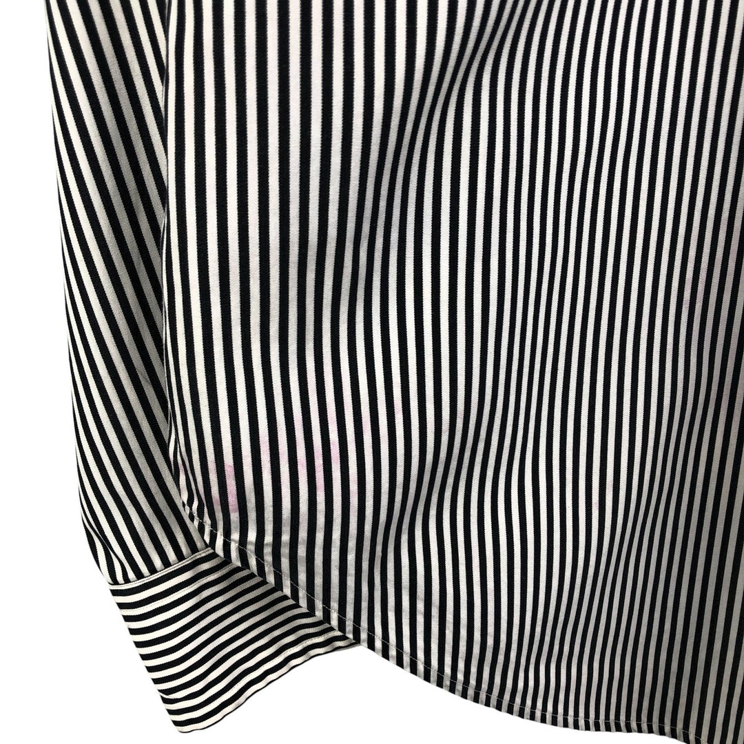 Ralph Lauren Classic Fit Long Sleeve Button Down Striped Shirt Men's XL cotton black type Vintage Second Hand