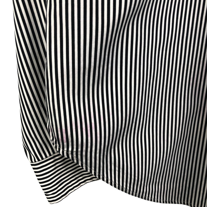 Ralph Lauren Classic Fit Long Sleeve Button Down Striped Shirt Men's XL cotton black type Vintage Second Hand