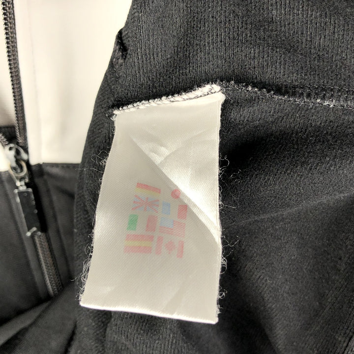 Adidas adidas jersey track jacket men's size M unclear black type Vintage Second Hand