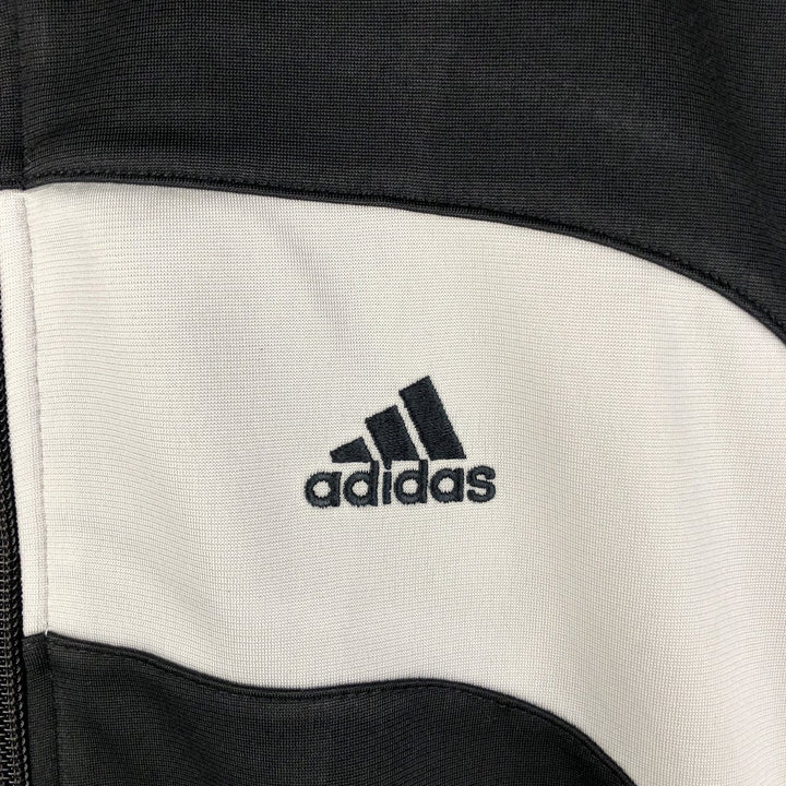 Adidas adidas jersey track jacket men's size M unclear black type Vintage Second Hand