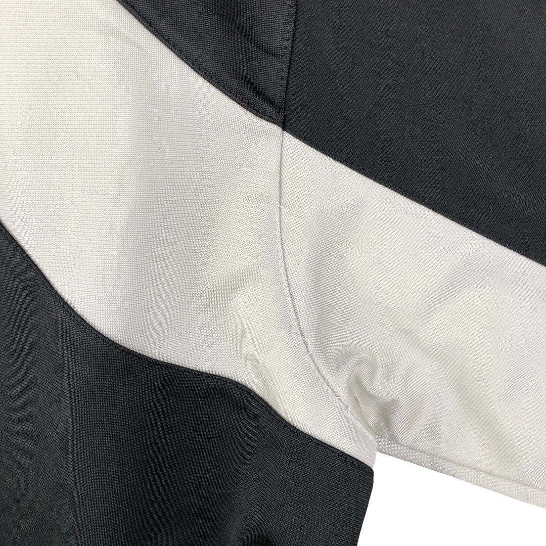 Adidas adidas jersey track jacket men's size M unclear black type Vintage Second Hand