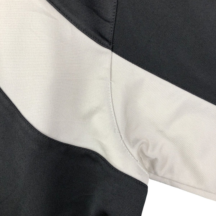 Adidas adidas jersey track jacket men's size M unclear black type Vintage Second Hand