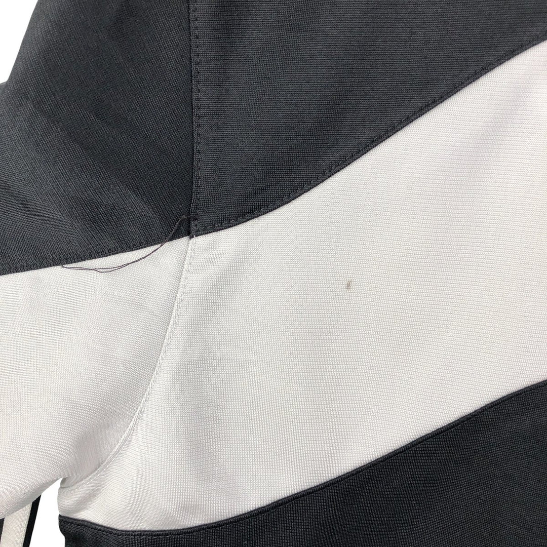 Adidas adidas jersey track jacket men's size M unclear black type Vintage Second Hand