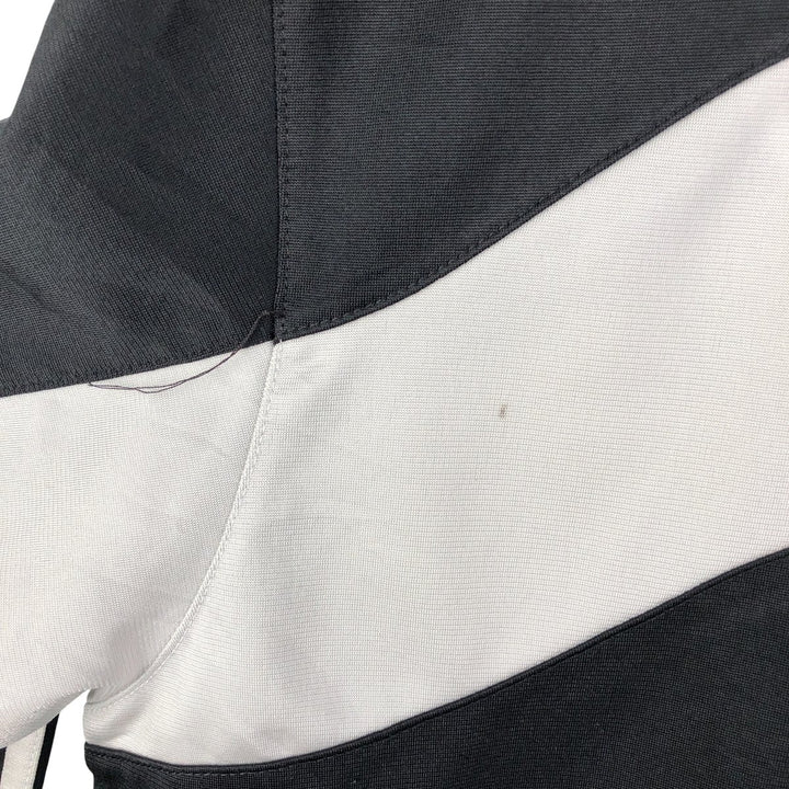 Adidas adidas jersey track jacket men's size M unclear black type Vintage Second Hand