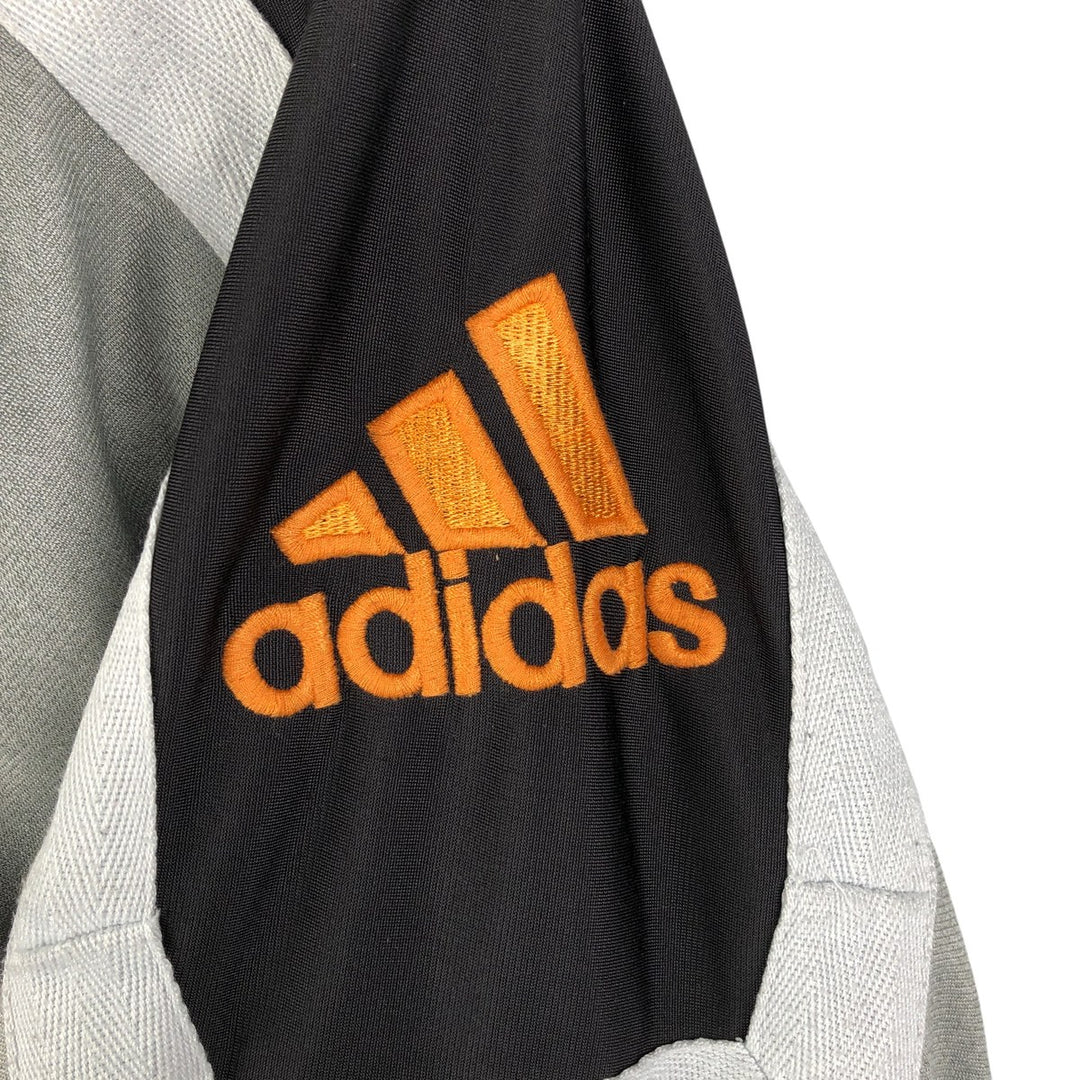 90s~00'S Adidas Jersey Track Jacket Men's XL Vintage polyester gray type Vintage Second Hand