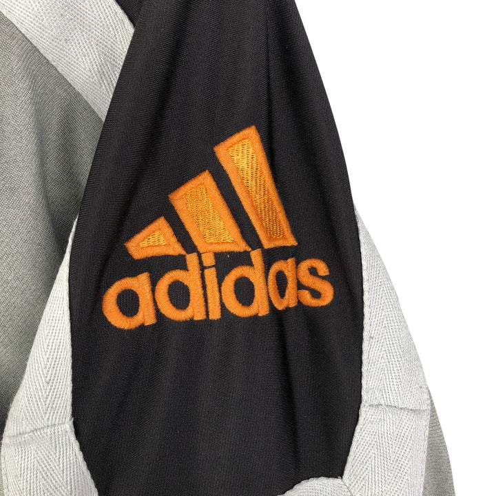 90s~00'S Adidas Jersey Track Jacket Men's XL Vintage polyester gray type Vintage Second Hand