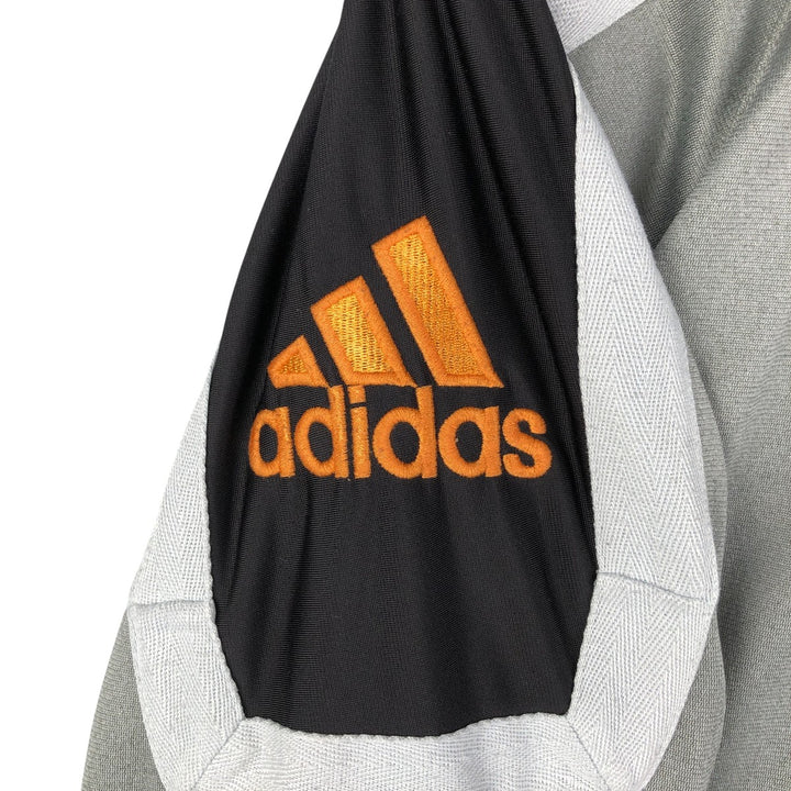 90s~00'S Adidas Jersey Track Jacket Men's XL Vintage polyester gray type Vintage Second Hand