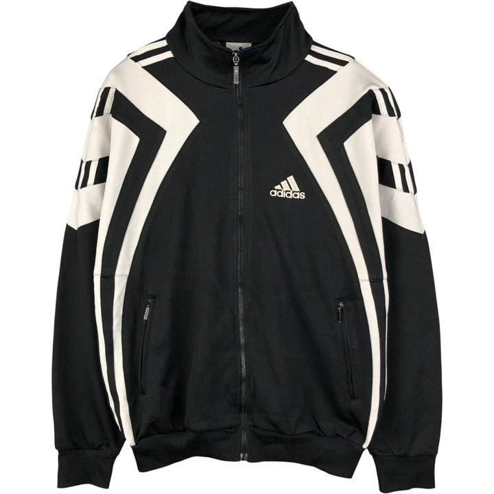 Vintage 90s-00'S Adidas track jacket, size M, men's polyester black type Vintage Second Hand
