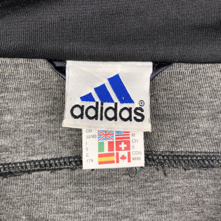 Vintage 90s-00'S Adidas track jacket, size M, men's polyester black type Vintage Second Hand
