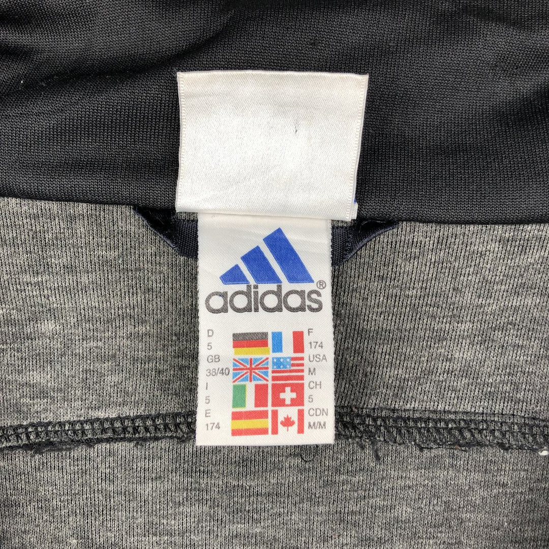 Vintage 90s-00'S Adidas track jacket, size M, men's polyester black type Vintage Second Hand