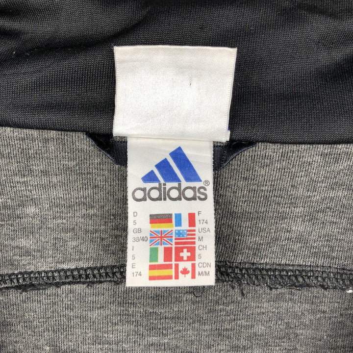 Vintage 90s-00'S Adidas track jacket, size M, men's polyester black type Vintage Second Hand