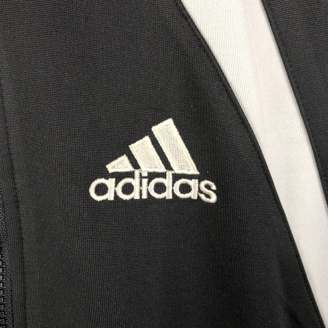 Vintage 90s-00'S Adidas track jacket, size M, men's polyester black type Vintage Second Hand