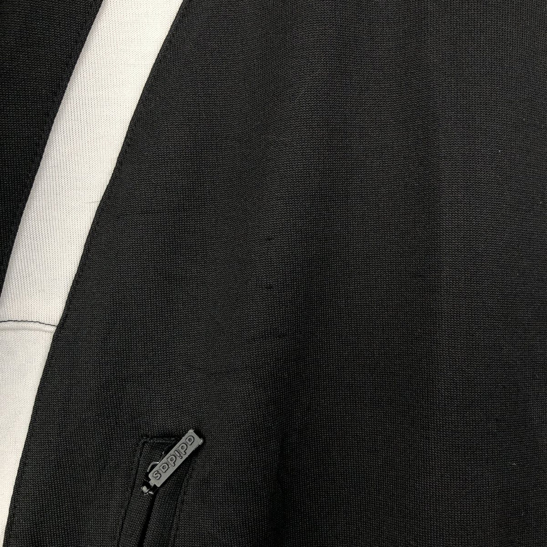 Vintage 90s-00'S Adidas track jacket, size M, men's polyester black type Vintage Second Hand