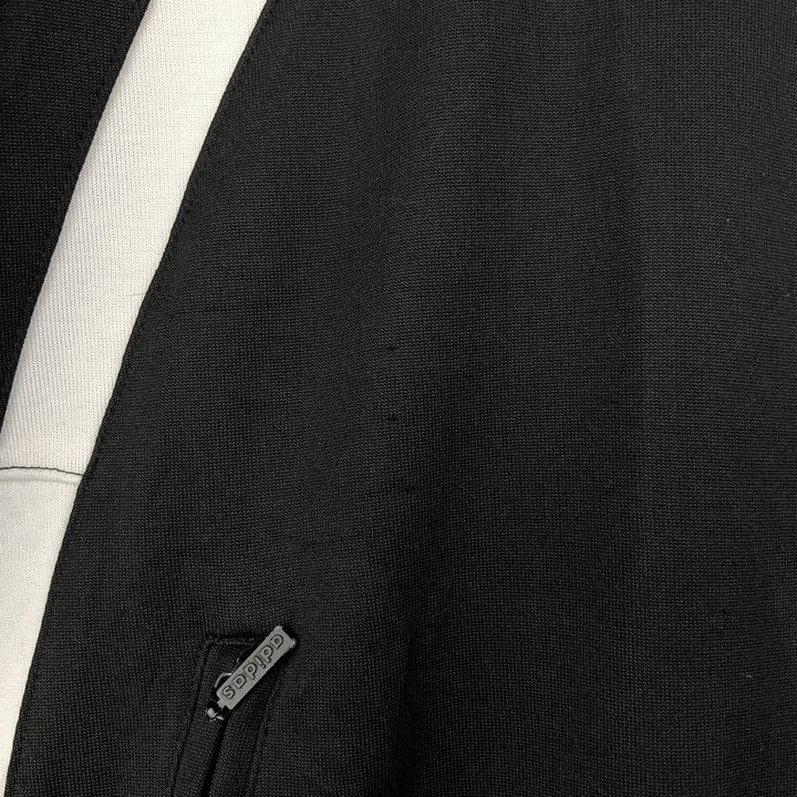 Vintage 90s-00'S Adidas track jacket, size M, men's polyester black type Vintage Second Hand