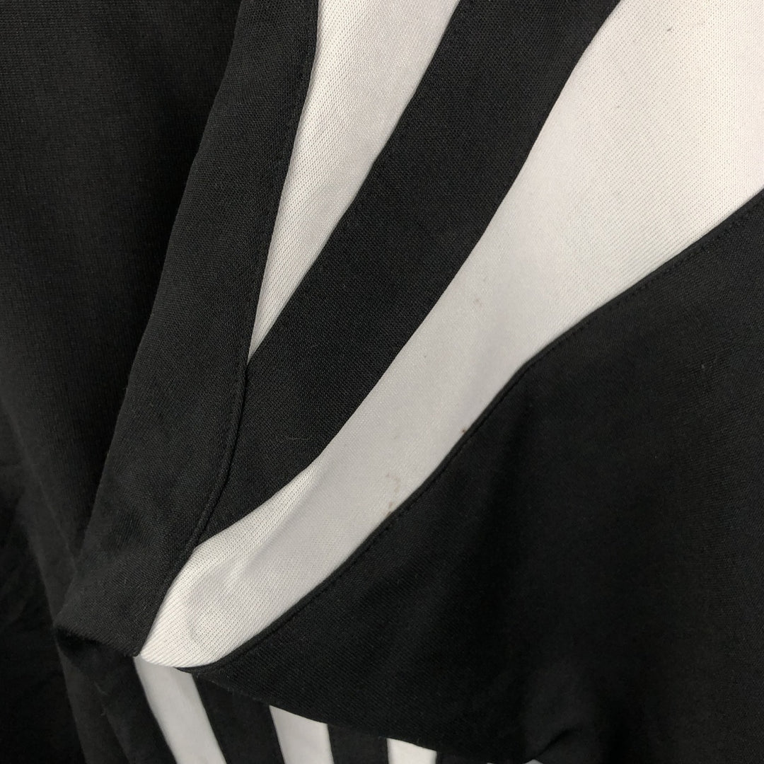 Vintage 90s-00'S Adidas track jacket, size M, men's polyester black type Vintage Second Hand