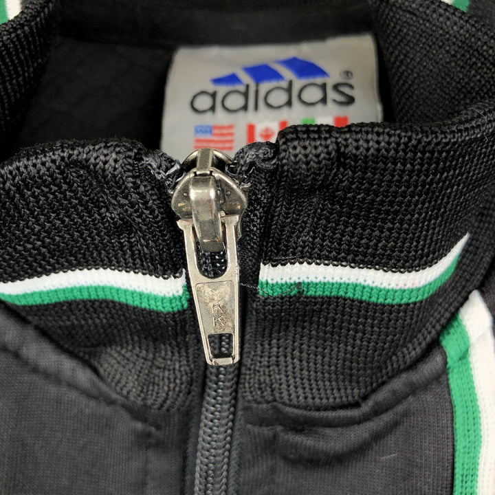 90s~00'S Adidas Jersey Track Jacket Men's L Size Vintage polyester black type Vintage Second Hand