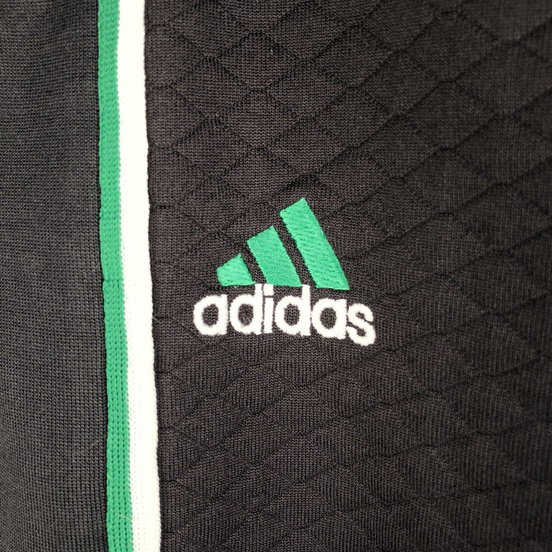90s~00'S Adidas Jersey Track Jacket Men's L Size Vintage polyester black type Vintage Second Hand