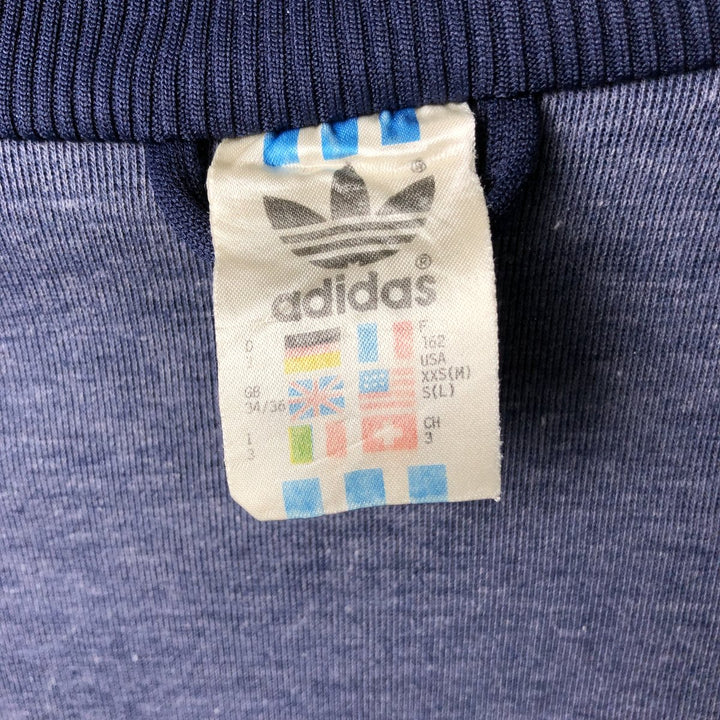 80s-90'S Adidas Jersey Track Jacket, Men's Size Small polyester navy blue type Vintage Second Hand