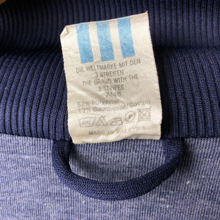 80s-90'S Adidas Jersey Track Jacket, Men's Size Small polyester navy blue type Vintage Second Hand