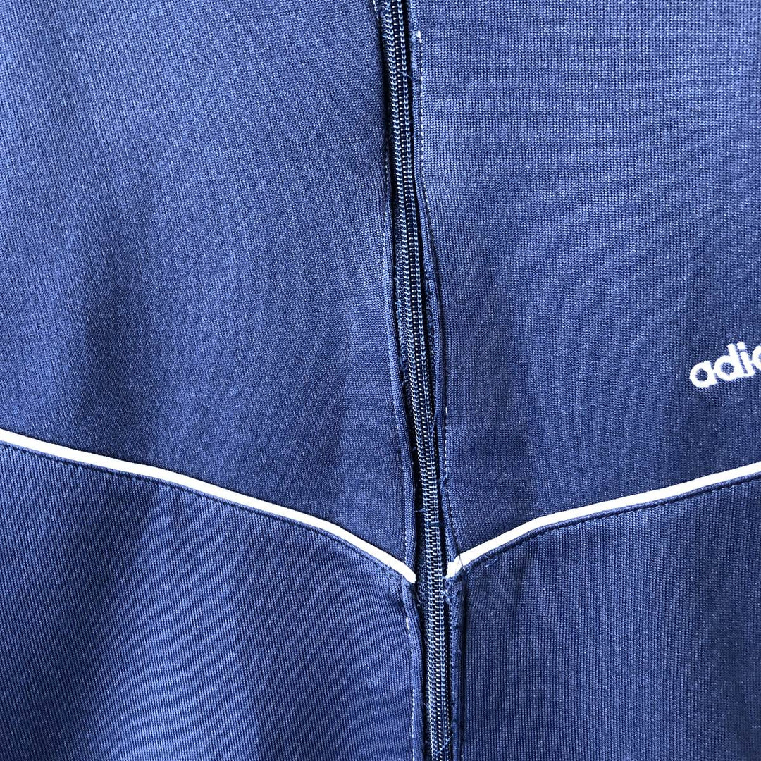 80s-90'S Adidas Jersey Track Jacket, Men's Size Small polyester navy blue type Vintage Second Hand