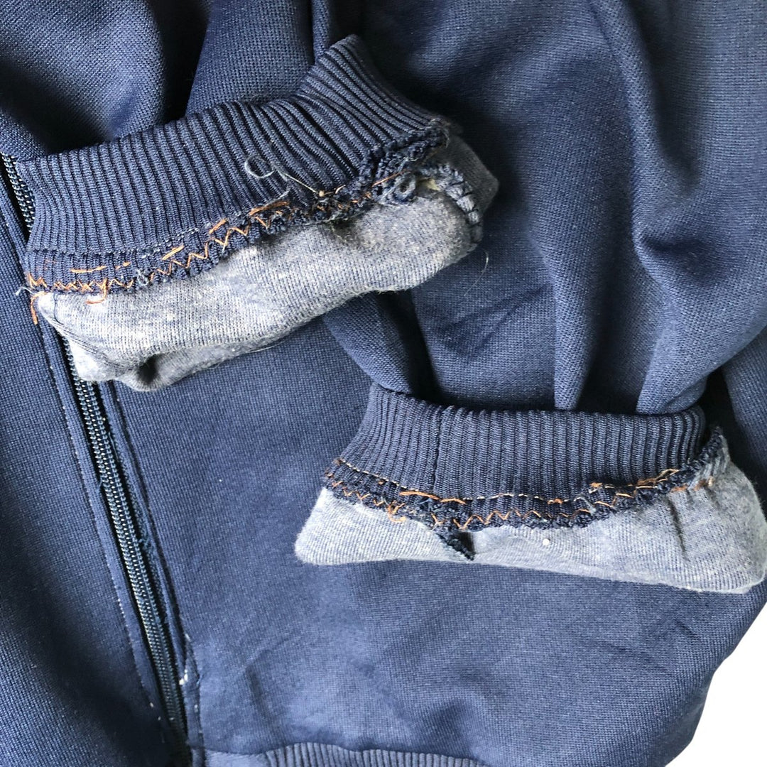 80s-90'S Adidas Jersey Track Jacket, Men's Size Small polyester navy blue type Vintage Second Hand