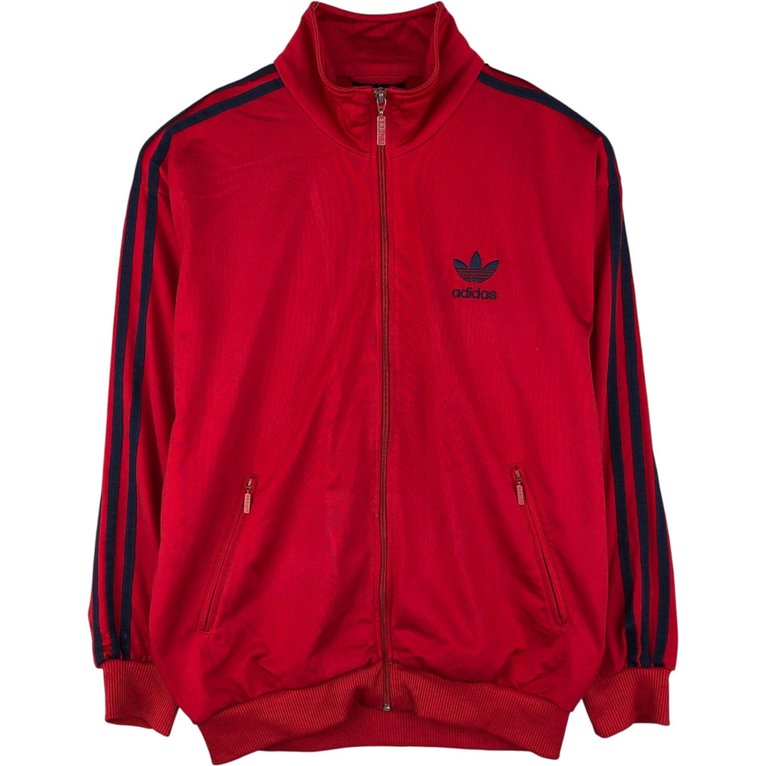 Vintage 80s-90'S Adidas track jacket, size S, men's polyester red type Vintage Second Hand