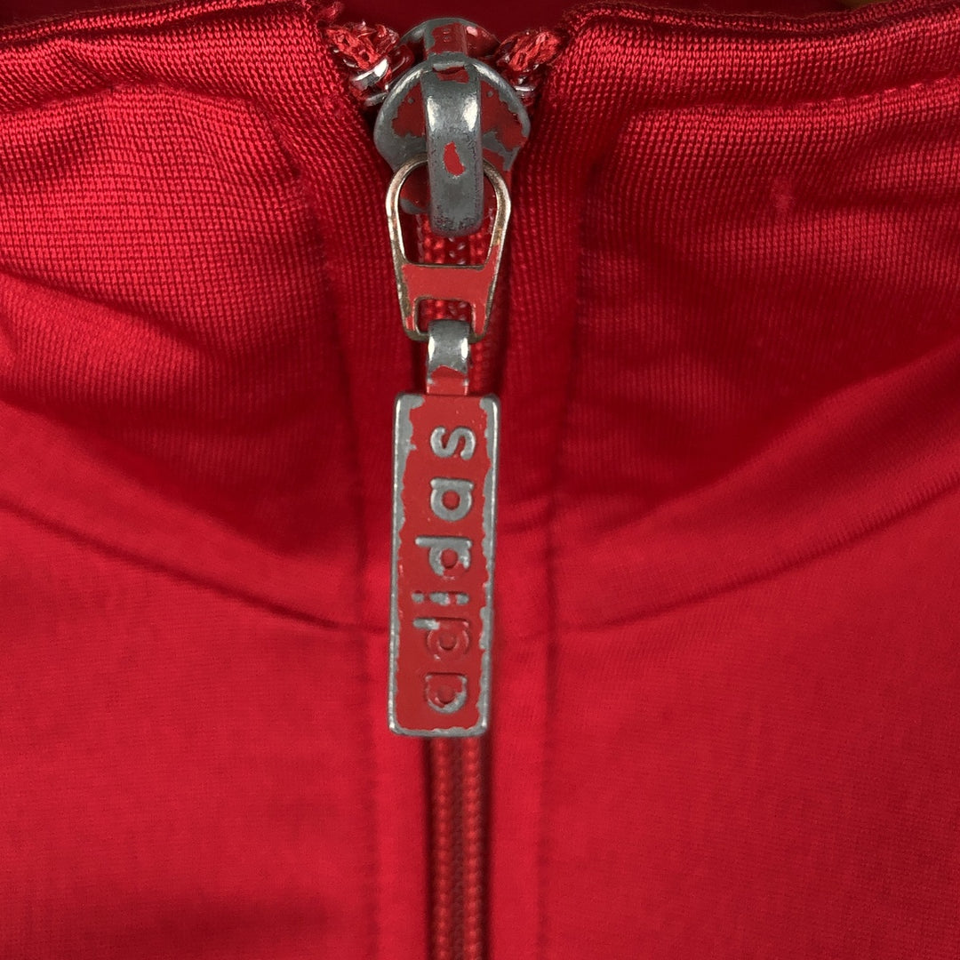 Vintage 80s-90'S Adidas track jacket, size S, men's polyester red type Vintage Second Hand