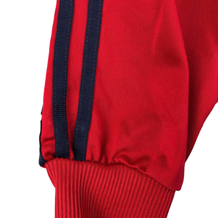 Vintage 80s-90'S Adidas track jacket, size S, men's polyester red type Vintage Second Hand