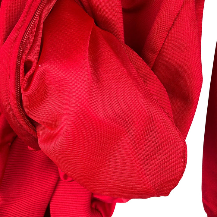 Vintage 80s-90'S Adidas track jacket, size S, men's polyester red type Vintage Second Hand