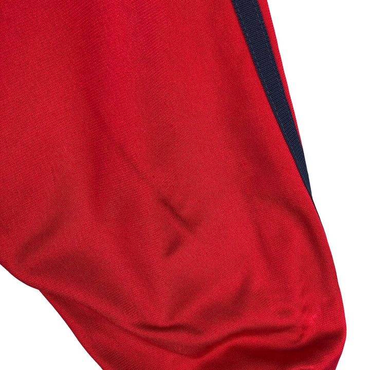Vintage 80s-90'S Adidas track jacket, size S, men's polyester red type Vintage Second Hand